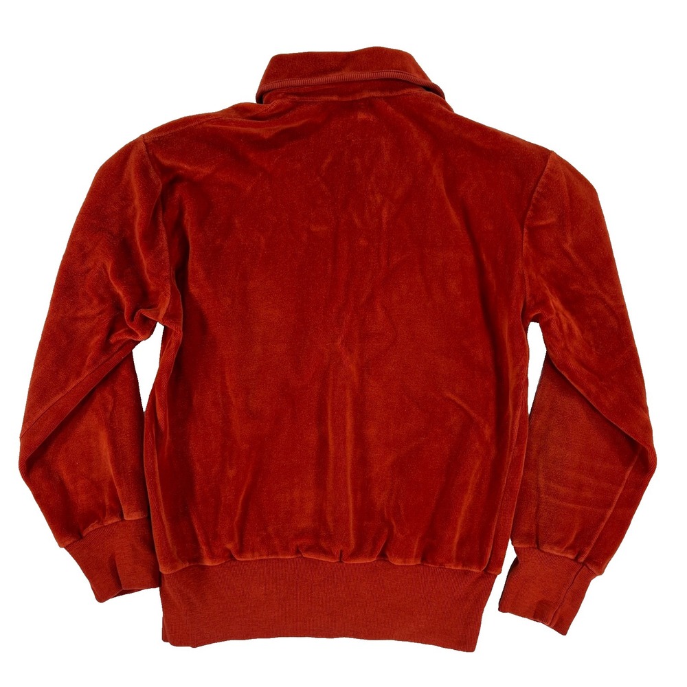 Sears Shirt Jr Bazaar Girls Medium Long Sleeve VTG Burnt Orange Retro Polyester - Picture 4 of 10
